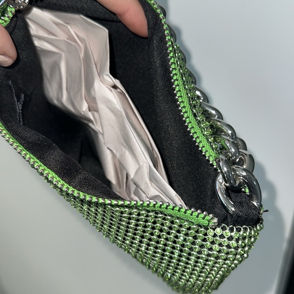 NEW Green sparkly handbag - Picture 4 of 4